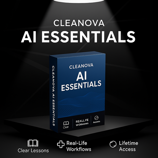 Cleanova AI Essentials — Learn AI the Simple & Practical Way